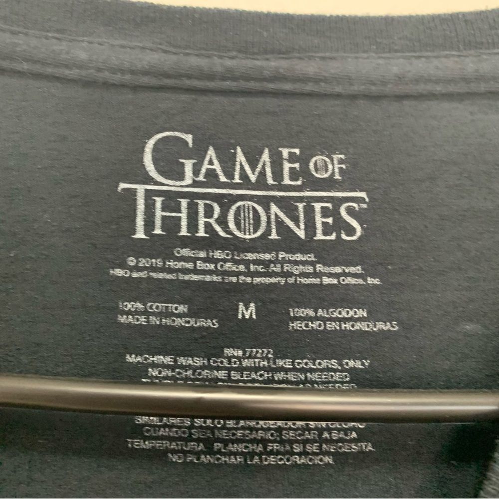 Game of Thrones Graphic T-Shirt Size Medium - Picture 3 of 5